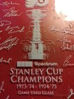 PHILADELPHIA FLYERS Stanley Cup Champs Autoed. GAME USED HOCKEY GLASS SPECTRUM — photo 3
