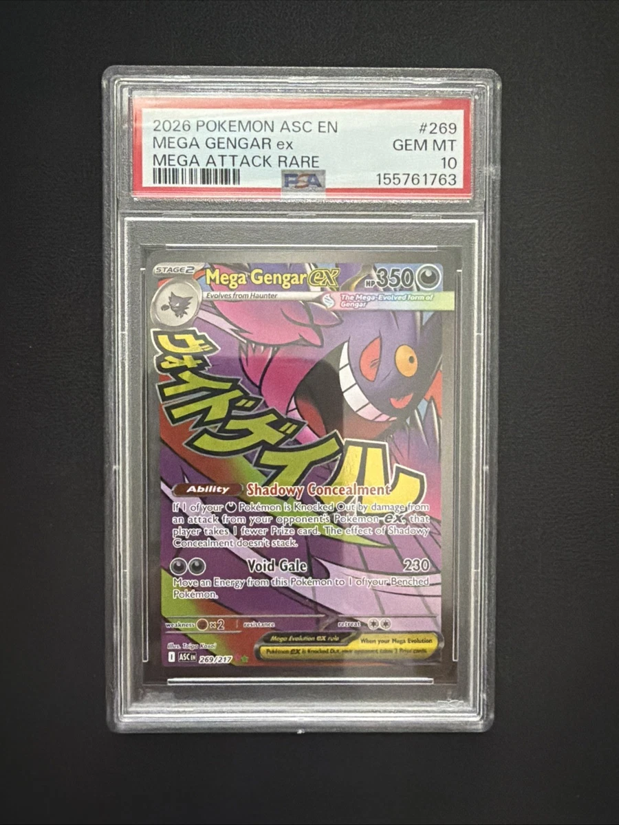 Gengar Pokémon TCG Grade 10 Rare Individual Collectible Card Game