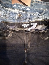 Lot Of 2 Kids Skinny Jeans Girls Or Boys Cat N Jack Osh Kosh B'Gosh Size 12 EUC