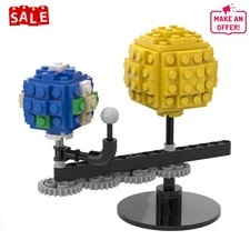 Hot Sale Mini Earth and Sun Model World Creative Model Building Toys Set