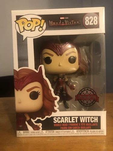 Funko POP! Wandavision - Scarlet Witch Levitating #828 Special Edition Sticker