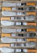 LOT of 10 MACHETES - 14" Steel Blade Machete Knives Brush Clearing Survival Bulk