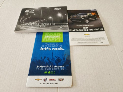 #ad 2024 Chevrolet Silverado 2500 3500 HD Owner#x27;s Manual Essential Factory Set OEM $49.20