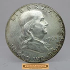 1963-D Franklin Half Dollar, 90% Silver, High Grade - #C59701NQ