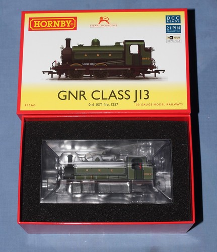 Hornby R30365 GNR Klasse J13 Nr. 1257 J52 0-6-0ST neue Werkzeuge 2025 OO Gauge Neu in OVP | Zustand: New