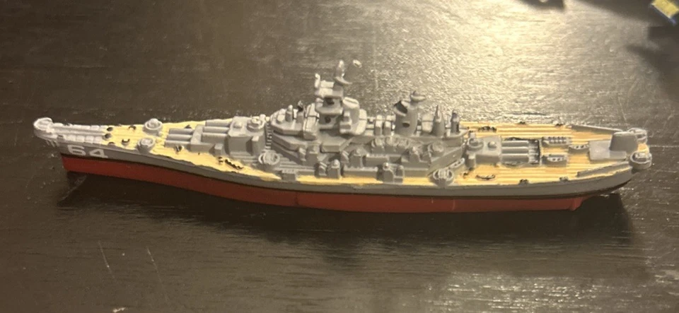 MICRO MÁQUINAS Acorazado Militar Clase Iowa Galoob LGTI 1995 (H28) Foto 3 de 4