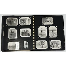 Occupied Japan US Army Military Base Photos Album Parties Beach Yokohama 1947