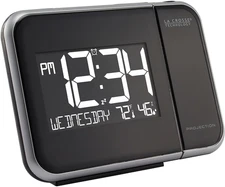 616-1412 Projection Alarm Clock with Indoor Temperature