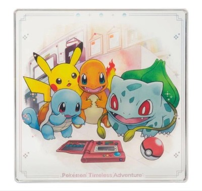 Pokemon Center Acrylic Block Timeless Adventure Kanto 30th Anniversary New