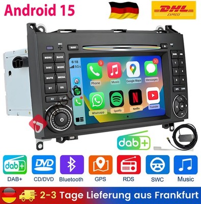DAB+ CarPlay für Mercedes Sprinter W639 Vito W447 VW Crafter CD DVD Autoradio