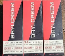 3 Pack Brylcreem Original Hair Groom 5.5 Fl Oz 162 Ml
