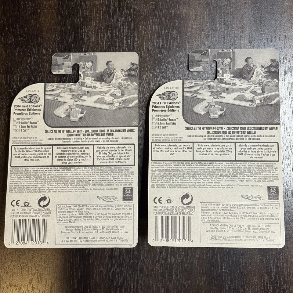 Camioneta Dodge Ram roja Blings primera edición Hot Wheels 2004 variante #15/100 Foto 2 de 4