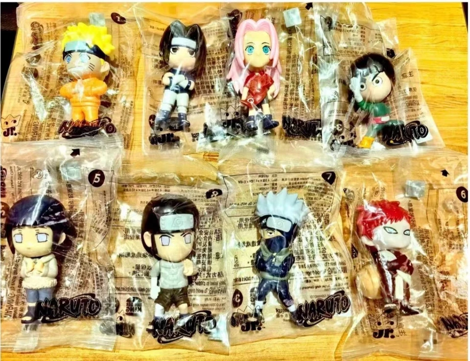 2025 Burger King Naruto Characters Happy Meal Toys Completed Set Of 8 - Image 4 of 4