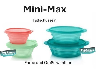 Tupperware Neu, MiniMax, Faltschüsseln