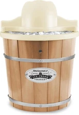 Maxi-Matic EIM-924L 4 quart Old Fashioned Electric Ice Cream Maker, Pine Bucket