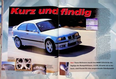 Sport Auto 05/1998 BMW 323ti compact E36 von Kelleners mit 210PS im TEST auf 3 S