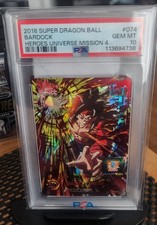 PSA 10 Bardock UM4-074 UR Card Super Dragon Ball Heroes SDBH Japanese