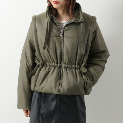 【GANNI】Shiny Quilt Vest Jacket Ganni Shiny Quilt Vest Jacket - Kalamata | Garmentory