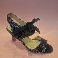 Scarpe da ballo Merlet e latino Eur 39 UK 6 nere 