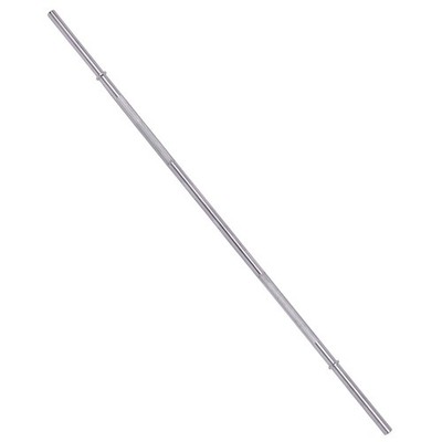 Standard Weightlifting Barbell，Chrome Plated Solid Steel Bar, 6FT,300LB Capacity