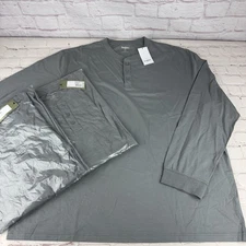 Lot of 3 Goodfellow & Co L/S Gray Henley T-Shirt Men's Big & Tall 3XLT 3XL Tall