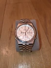 Seiko 7A38-7280 Chrono Watch White WORKING James Bond Vintage FREE POST!