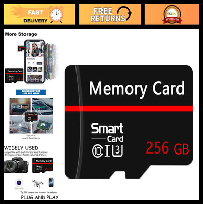 256GB Mini TF Card Ultra High Speed for Android, Action Cameras & Tablets - Expa