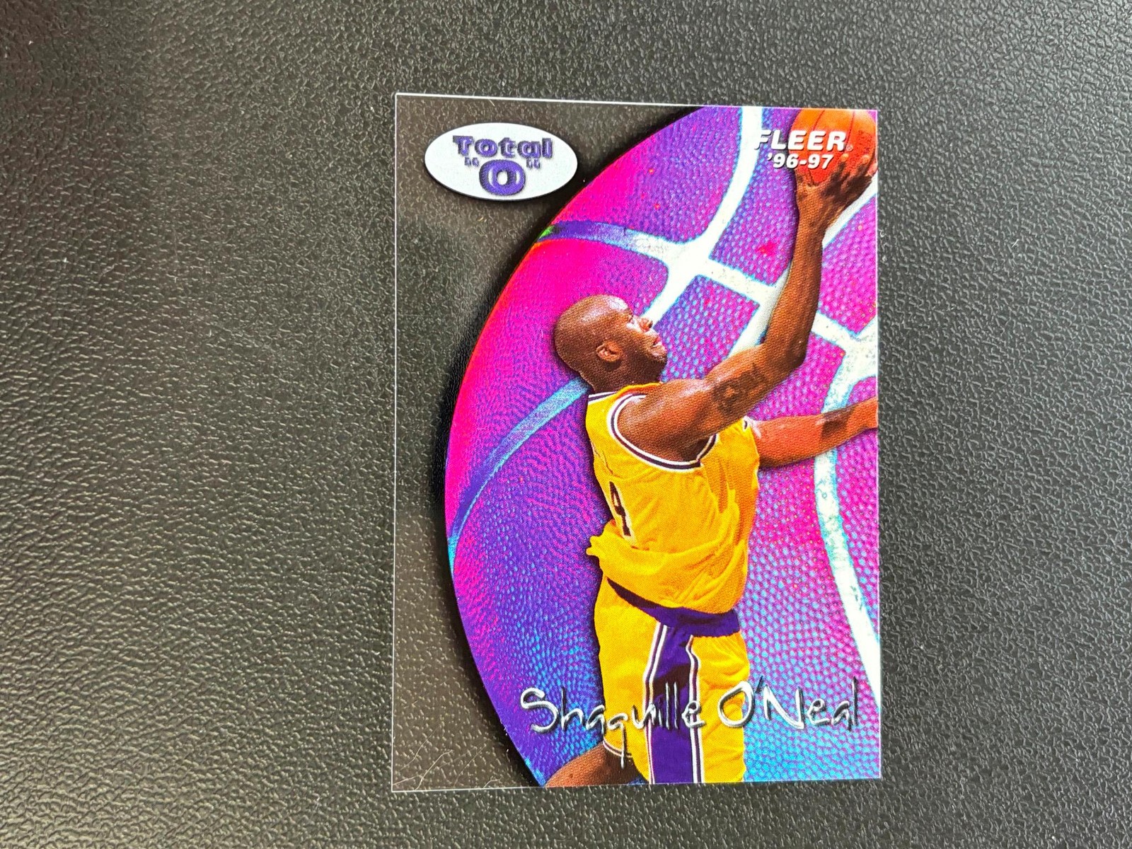 Shaquille O'Neal 1996-97 Fleer Total "O" Insert Los Angeles Lakers #9 E40