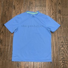 Vineyard Vines Mens Short Sleeve Blue UV Swim Surf Water Shirt Size. Small