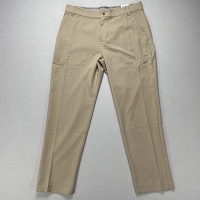 DN2397-247 Nike Dri-FIT Victory Standard Golf Pants Mens Size 34x30 Beige Tan