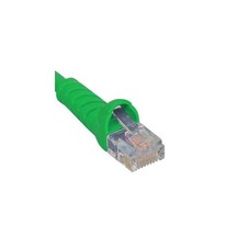 ICC Patch Cord, Cat 6 Molded Boot, Green icpcsk01gn 