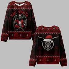 2025 Christmas Hail Santa Ugly Christmas Sweater