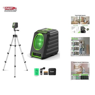 Laser Level with 40in Tripod, 150°/150Ft Self Leveling Lazer Leveler Tool wit...