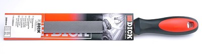 2x Dick 3305200-2K Mehrzweck-Feile flachstumpf mit 2K-Griff Hieb-Länge 200 mm 