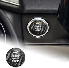 Carbon Fiber Car Engine Start Button Sticker Interior Trim For Axela Atenza Cx