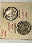 1945 S Mercury Dimes(2) One With Small S And One Normal S
