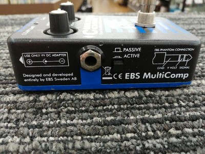 EBS MultiComp Blue Label Dual Band Bass Compressor Tubesim Normal