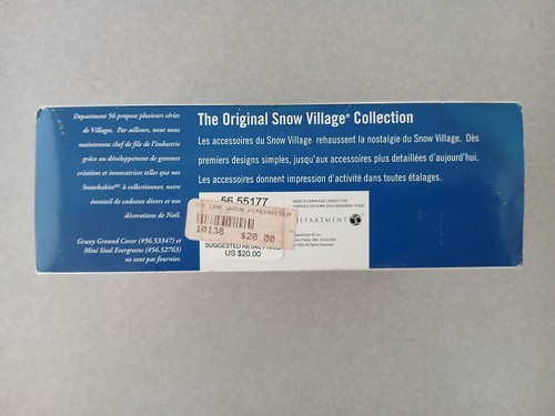Department 56 Snow Village Set of 2 Car Wash Fundraiser Figures # 55177 - Picture 6 of 7