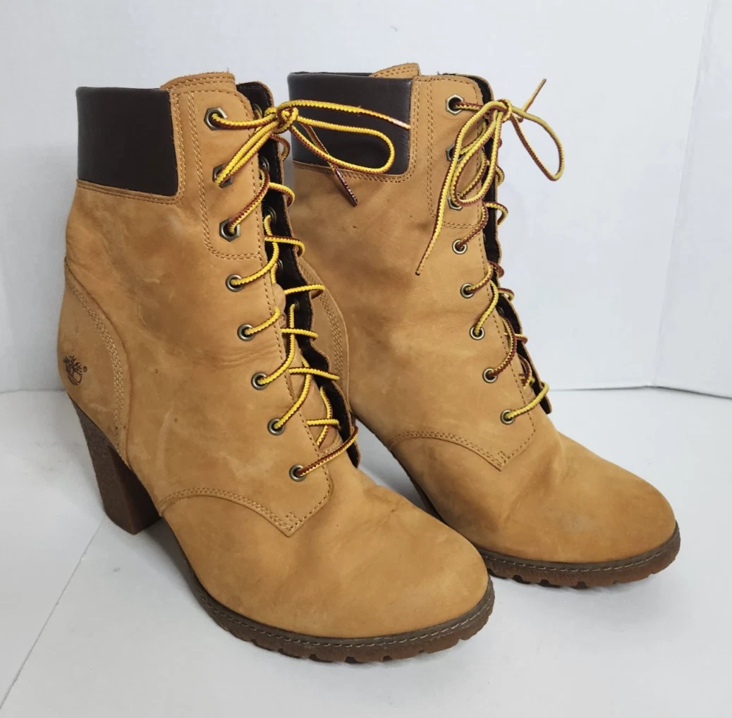 Timberland 8715A WHEAT Earth Keepers Glancy 6 pollici stivali stringati da donna taglia 10