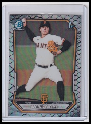 2026 Bowman #BCP-114 Argenis Cayama Chrome Prospects Reptilian Refractor 139