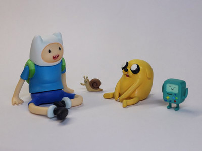 Jake &Finn Adventure Time Unassembled Unpainted Resin Garage Model Kits