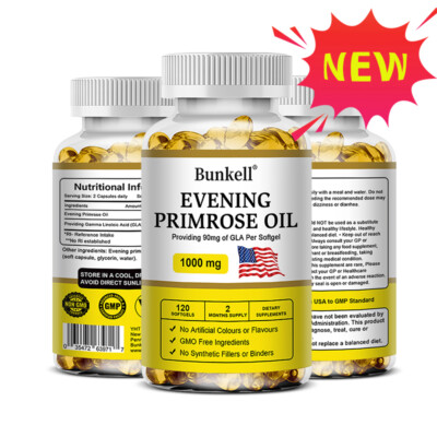 Evening Primrose Oil Capsules 1000MG with GLA -Anti-Aging,Whitening Capsules