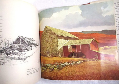 "AN AGE OF BARNS", HARDCOVER W/ARTIST DRAWING, DUST COVER, ERIC SLOANE - Picture 11 of 14