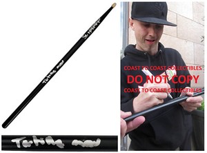 Michael Pfaff Signed Drumstick COA Proof Slipknot Drummer Autographed Tortilla Guy Michael Pfaff Signed Drumstick COA Proof Slipknot Drummer Autographed Tortilla Guy