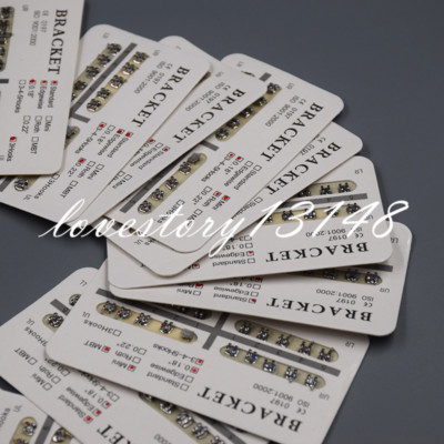 Edgewise Orthodontic Brackets Dental Orthodontic Bracket Braces - Mini Standard Roth MBT Edgewise 018/022 3/345 Orthodontic Standard Edgewise Brackets Tubes