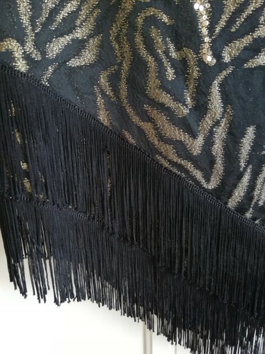 1920's style black Cocktail dress - Picture 4 of 5