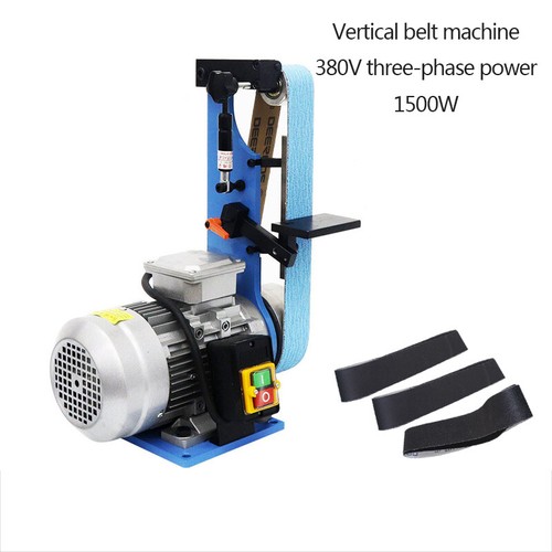 Small Vertical Sanding Belt Machin Electric Burr Grind Polishing Sharpening Tool - Picture 5 of 7