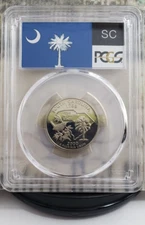 2000-S State Label - Quarter - South Carolina - PCGS PR70DCAM - Nice! 1412
