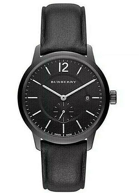 burberry mens watch black