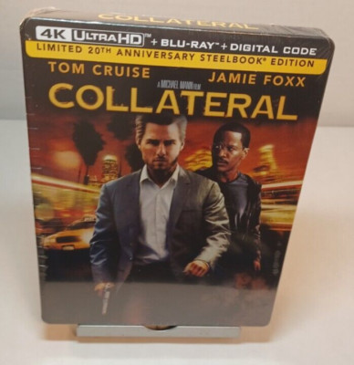 Collateral Steelbook [4K/Blu-ray]-NEW (Sealed)-Box Shipping w/Tracking